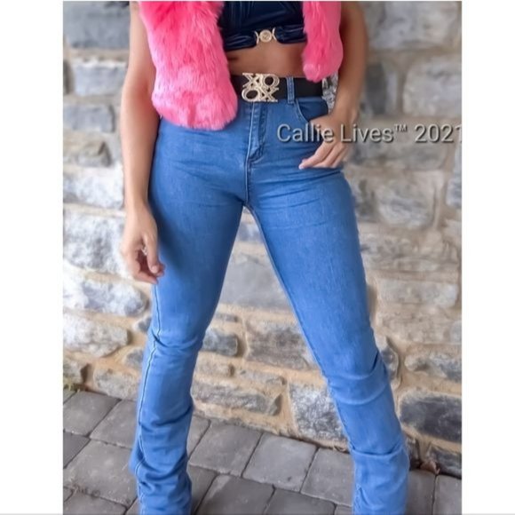 Miz Tall & Skinny: Light Blue Denim Pants - Picture 12 of 15